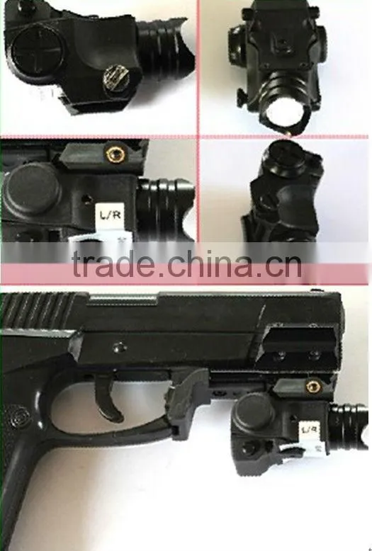 Compact Tactical Pistol LED Flashlight with CREE Q5 80-100 lumens strobe led torch