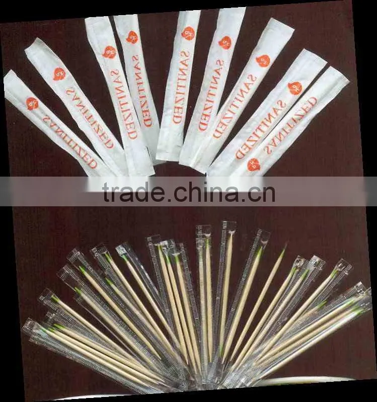 individual wrapped wooden&bamboo toothpick