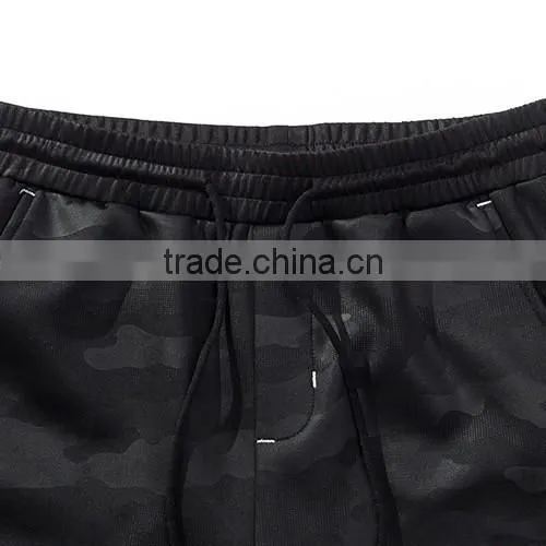 High quality summer camo shorts men shorts wholesale sweat shorts black/blue color