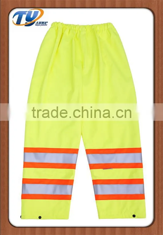 hot sale Hi vis High visibility reflective safety trousers workwear