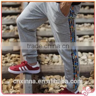 2016 hot sale fleece wholesale men custom jogger sweatpants