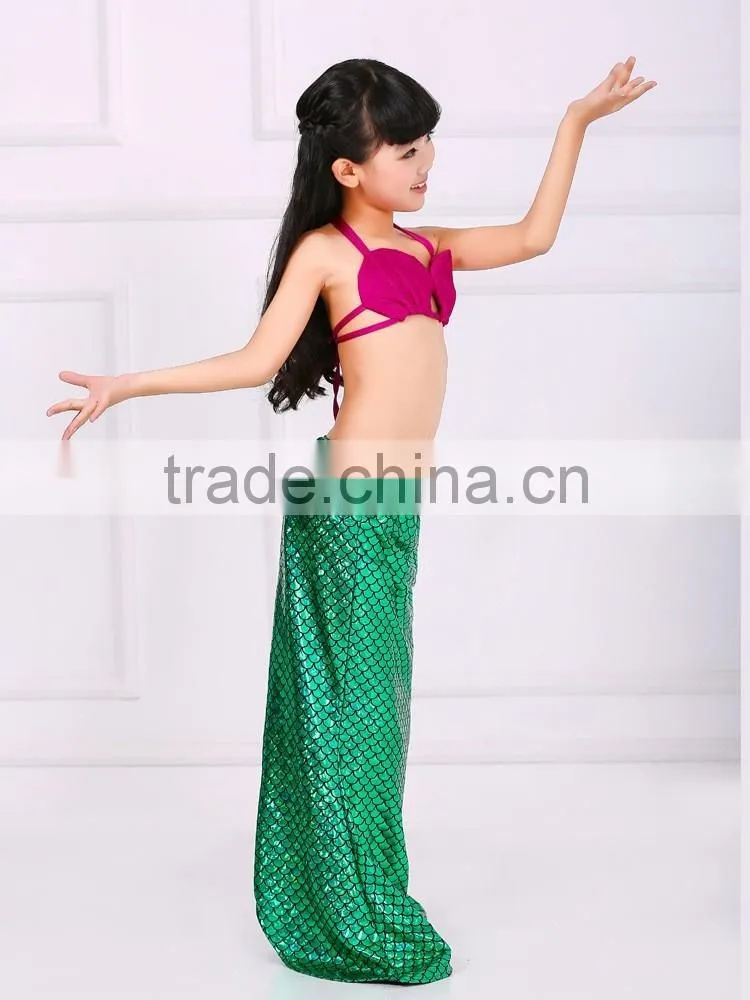 Swimmable Mermaid Tail Costume Swimwear Princess Mermaid Bikini Swimsuit