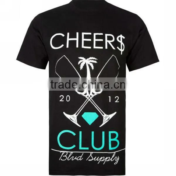 customize round neck slim fitted for men t shirt