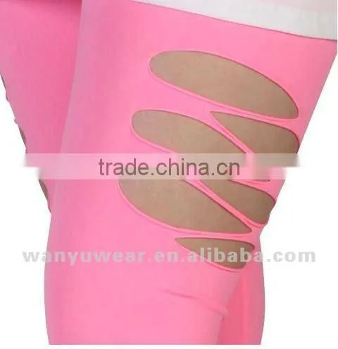 plus size seamless lazer cut leggings