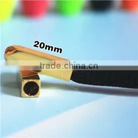 (MOQ:100pcs) Yeezy Lace with Screw Metal Tips including Tiny Screws & Free Screwdriver - Customized Screw on Lace Aglet - 25 mm