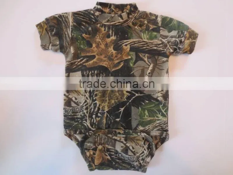 3D Printed Tree Organic Cotton Baby Bodysuits
