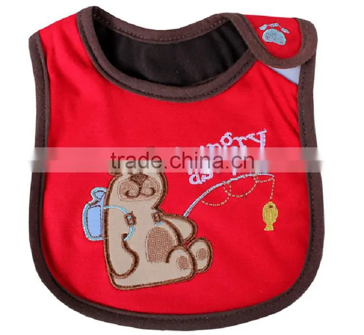 Hot sale baby bibs new designs cute cotton dental bib