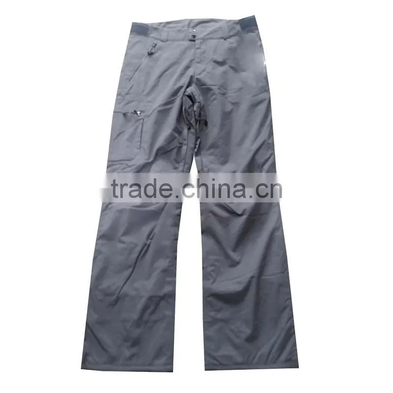 high quality custom snow wear anti-uv and windproof ski wear man ski pants