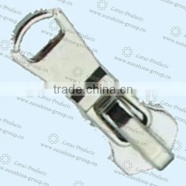 Simple 5# Metal Zipper Slider Green Color Metal Zipper Slider