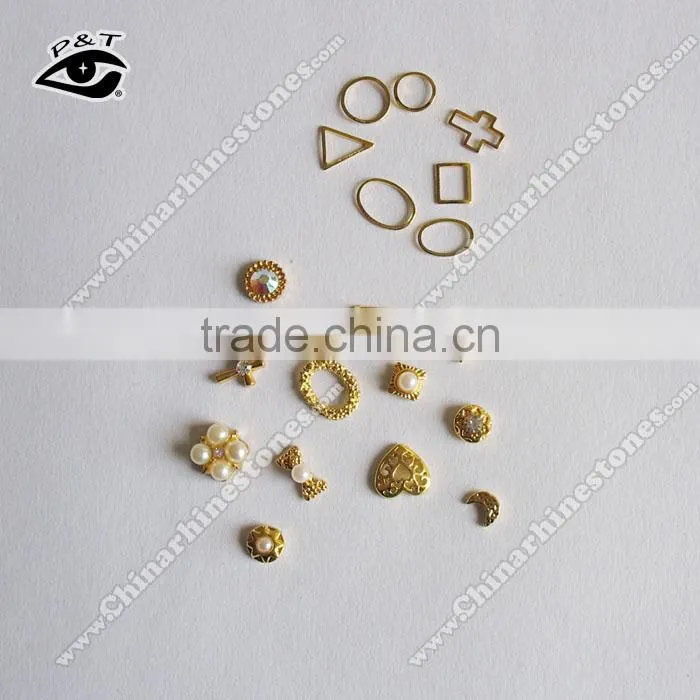 Different Sizes Shapes Metal Studs Nailhead Studs for Nail Art Decorations