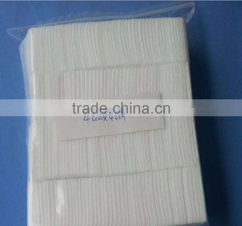 cosmetic pad in string bag