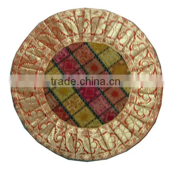 Throw Round Decor Cushion Covers , round jacquard cushion