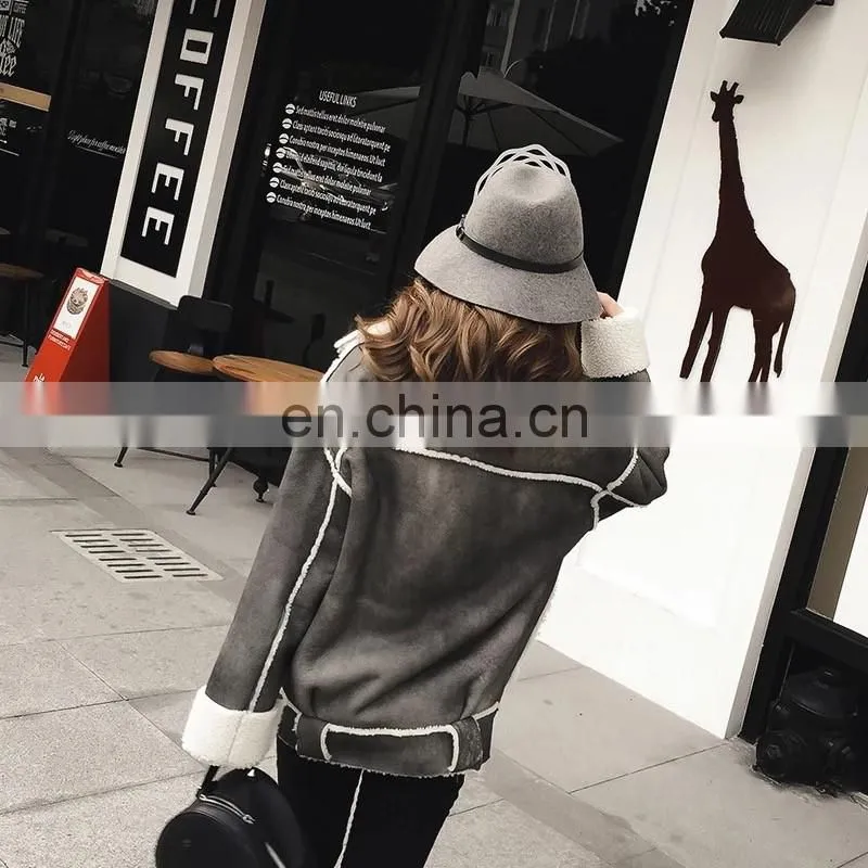 Luxury Real Sheep Skin Winter Fashionable Jacket For Women