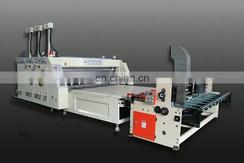 High quality with CE corrugated carton box making machine du carton