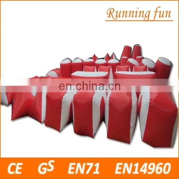 HOT popular inflatable paintball bunker, arctic bunker inflatable snow fort