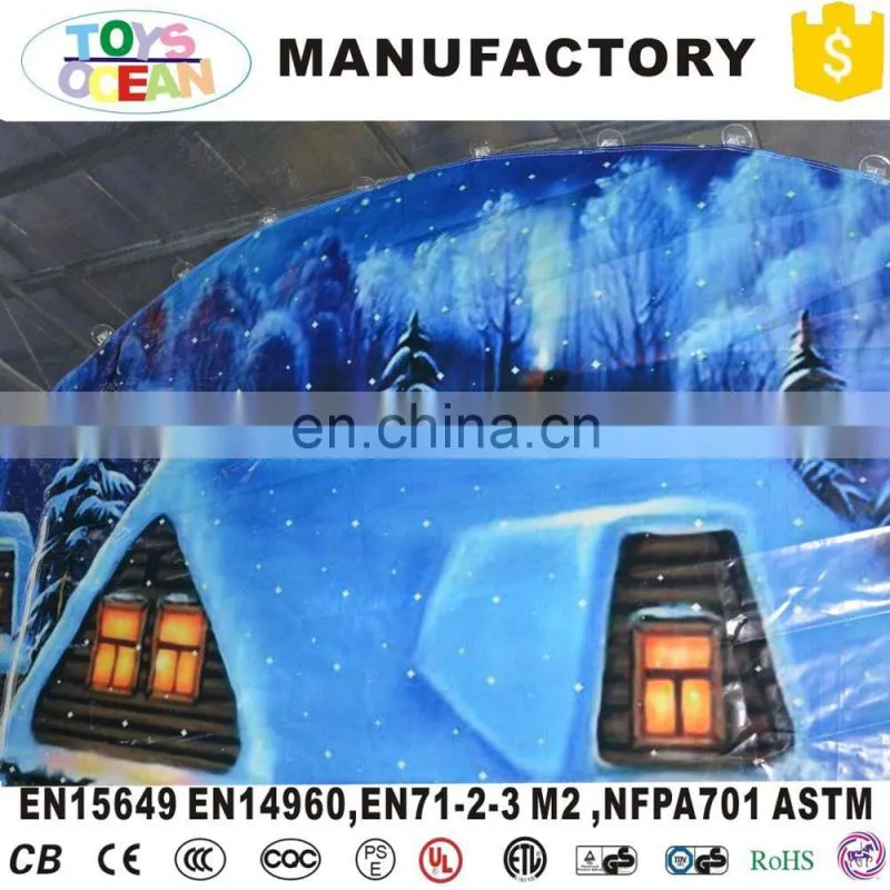 Customized Design Inflatable Snow Globes For Indoor Advertising With High Quality