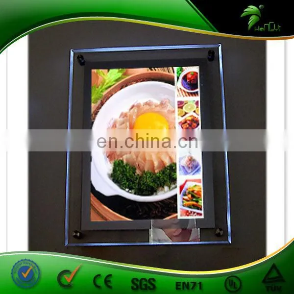 High-grade Menu Display Light Box /Forming LED Menu Light Box