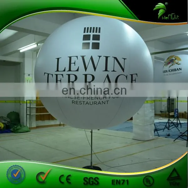 New Design Inflatable Earth Balloon with Tripod stand and LED Light for Advertising and Promotion
