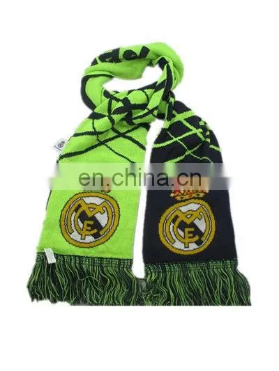 Wholesale football fan scarf and hat