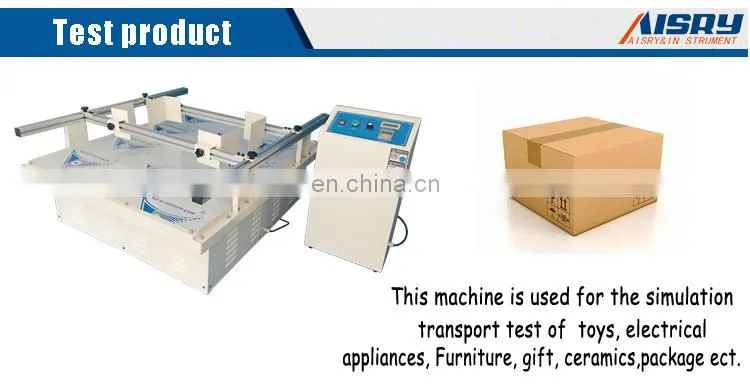 CE Certificate Simulating Transport Vibration Testing Machine Price