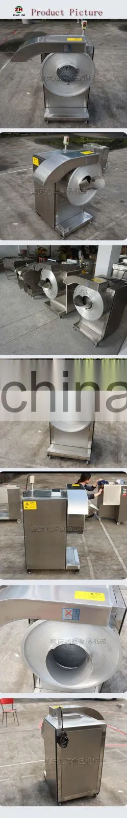 Auto Potato Chips Making Machine / French Fries Stainless Steel Potato Stick Cutting Machine
