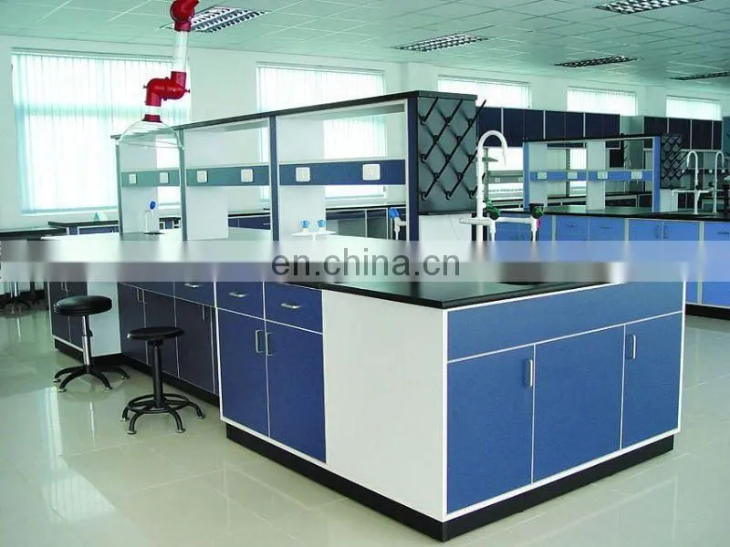 Customized design epoxy resin top lab bench with sink