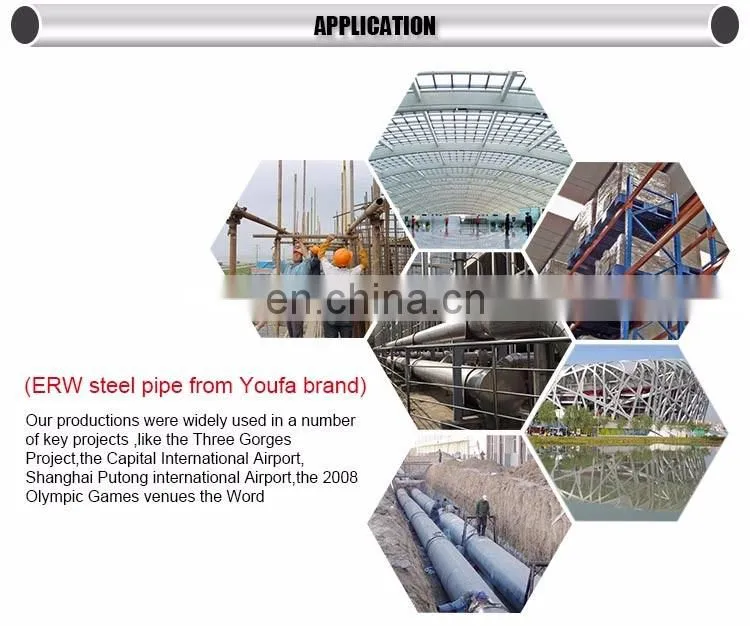 ms hollow section square steel pipe/iron square tube gate