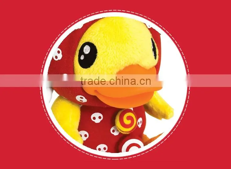 Novelty soft plush animal stuffed plush material duck toy for Halloween