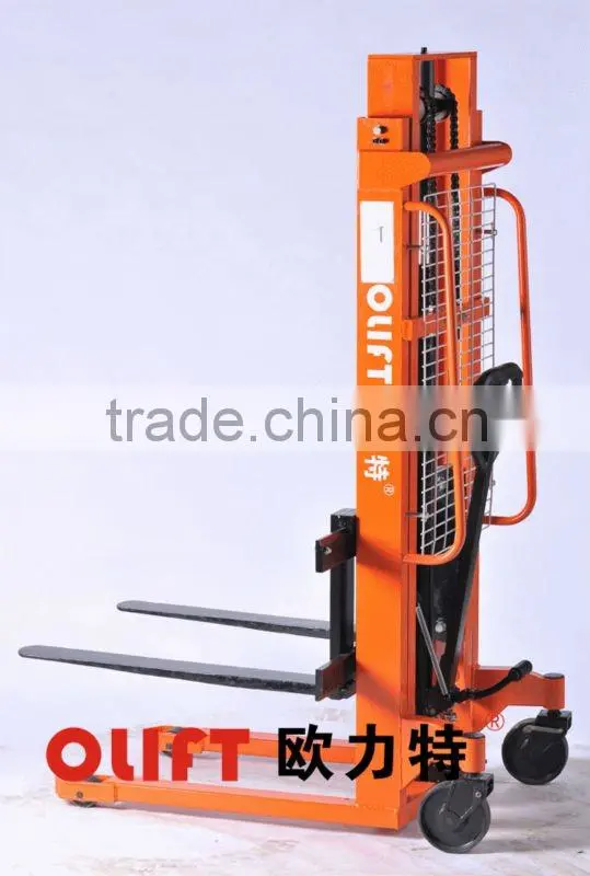1ton 2ton CE hydraulic forklift hand pallet stacker