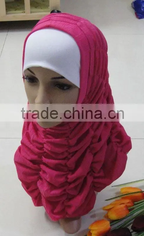 A227 Fashion new two pieces muslim hijab