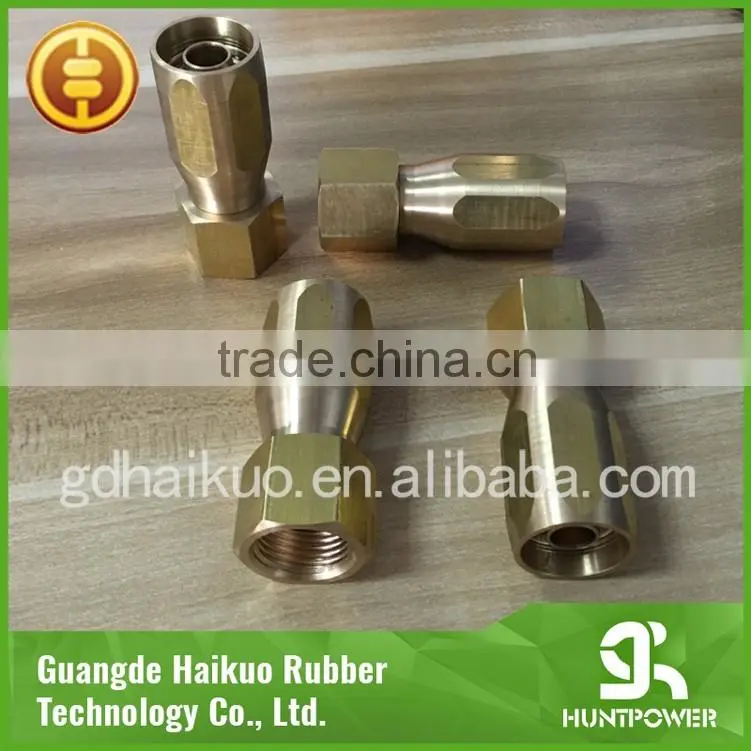 JIC Female Brass reusable fitting, hydraulic hose brass reusable fitting