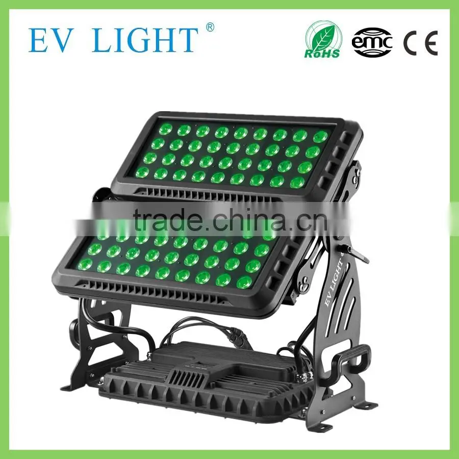 72pcs*10w rgbwa five in one waterproof led flood light