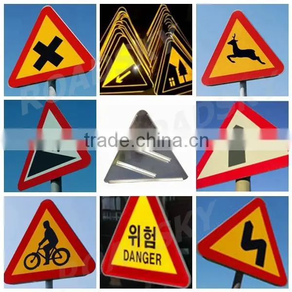 Reflective Aluminum Road Name Sign Traffic Marker