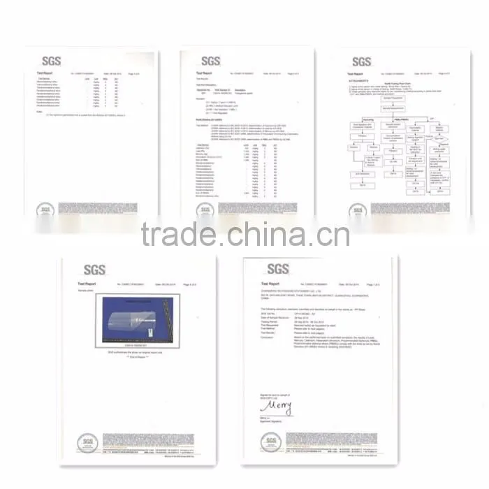Transparent A4/A5/A6 2mm PP plastic writing clipboard