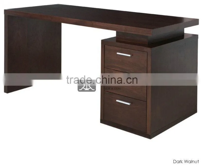 DK-022 Executive Wood Table Furniture With Cabinet