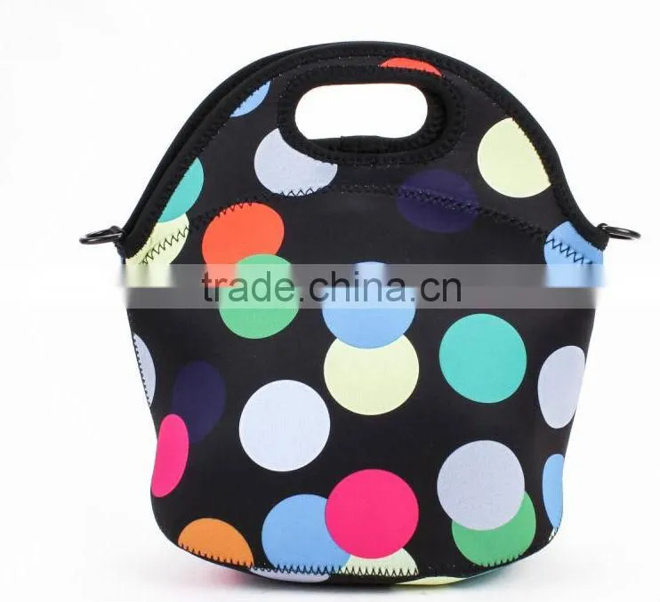 promotional Christmas gifts, eco-friendly Neoprene Lunch tote with straps
