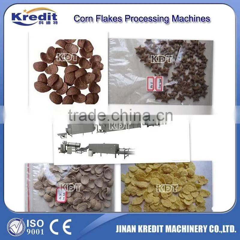 Breakfast cereal snacks food extruder/making machine/production line/high capcacity/quality/line/plant/equipment
