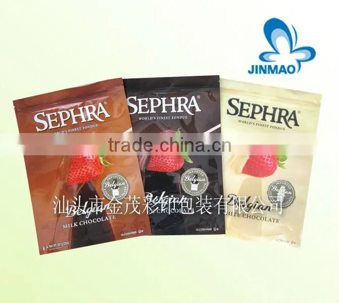 Cheap BOPP material plastic packaging header bag