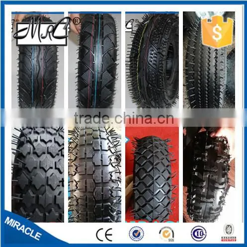 High quality 10" 4.10/3.50-4 nature rubber pneumatic trolley wheel with metal rim
