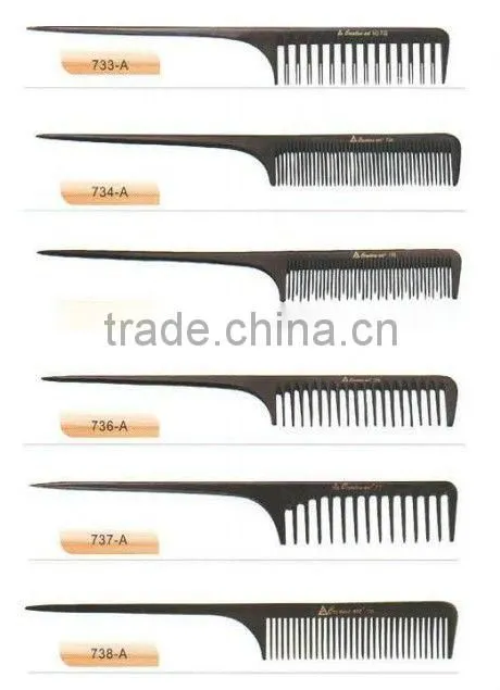 top sell Handmade tail Bakelite hair comb