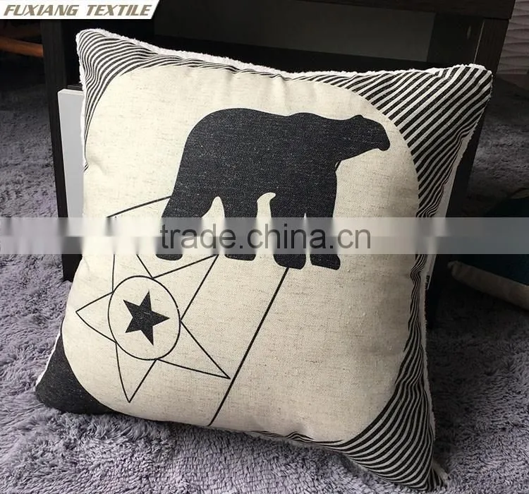 printed home decor cushion