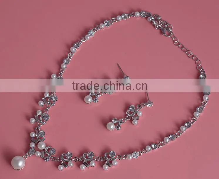 Fashionable Design Best Selling Necklace and Earring Set For Bridal