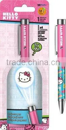 customized logo pen led light pen projector for Promotional GIFTS