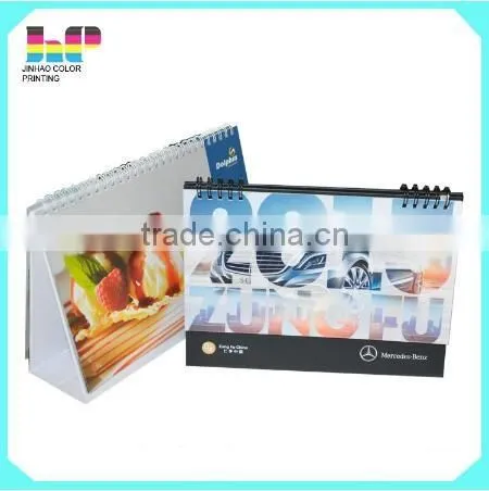 China cheap printable paper desk table calendar printing