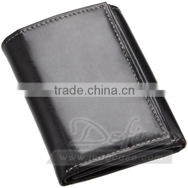 Customize Trifold Man Leather Wallet Hot Selling