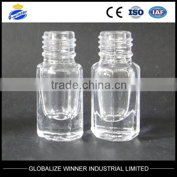3ml clear polygon glass bottles anise bottle used for perfume