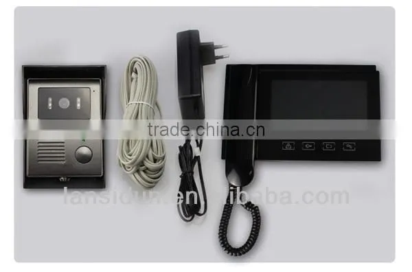 7 inch handsfree Building intercom speaking system Ideo door bell