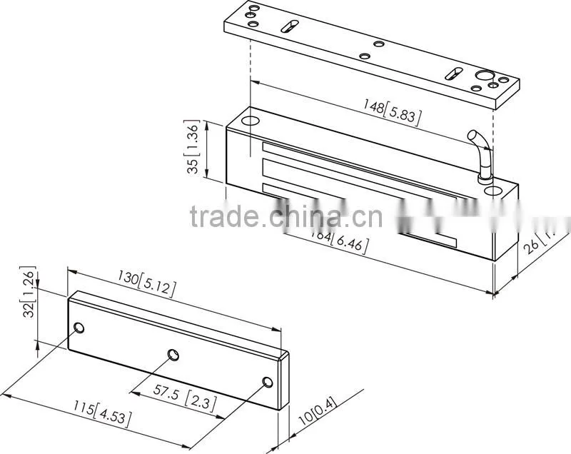 Weather Proof 400Lbs ,180Kgs Electromagnetic Lock