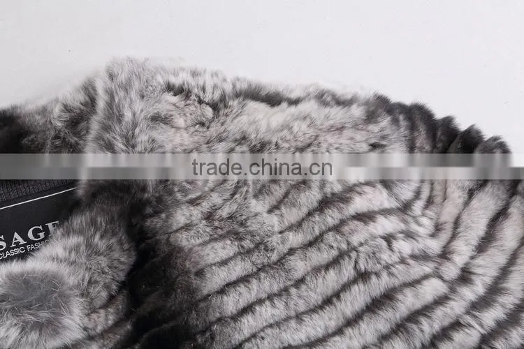 QD29235 Wholesale 2013 Rex Rabbit Fur Coat With Cashmere Bottom