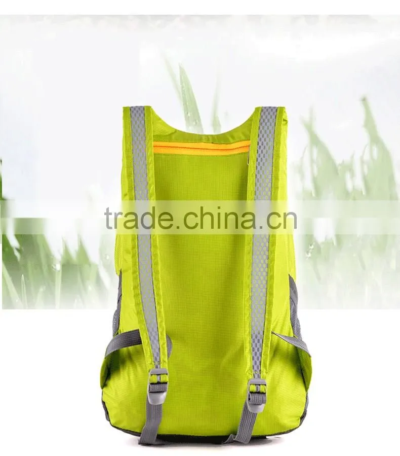 Wholesale colorful outdoor light foldable backpack, sports backpack